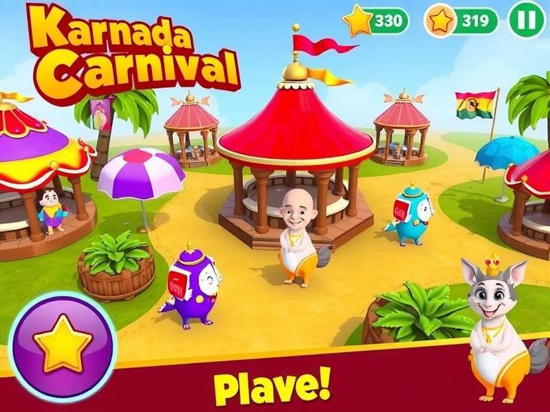 Colorful Kannada Carnival Gameplay Kannada Carnival Game Screenshot